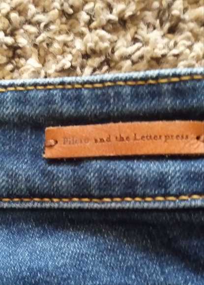 Anthropologie Pilcro Women's Script High-Rise Skinny Jeans Blue Size S - Picture 7 of 8